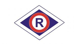 symbol ruchu drogowego, duża litera R