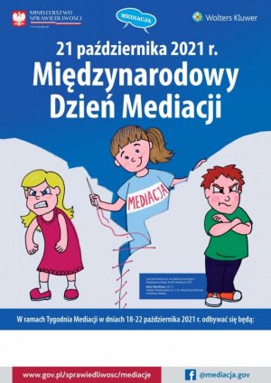 Broszura ilustrująca troje dzieci