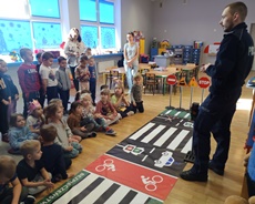 REALIZACJA PROGRAMU "BEZPIECZEŃSTWO TO SKARB" Z UDZIAŁEM PRZEDSZKOLAKÓW Z MALCZYC