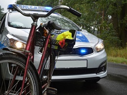 NIETRZEŹWY ROWERZYSTA ZATRZYMANY PRZEZ ŚREDZKICH POLICJANTÓW