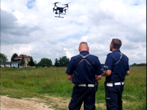 Kolejne działania z dronem na terenie gminy Kostomłoty