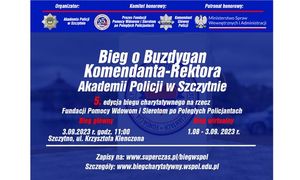 BIEG O BUZDYGAN KOMENDANTA-REKTORA – RUSZAJĄ ZAPISY