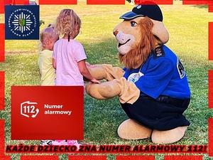NUMER ALARMOWY 112 - JEDEN JEDEN DWA! KAŻDE DZIECKO TEN NUMER ZNA!