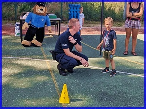 MIĘKIŃSCY POLICJANCI NA „ZDROWYM PIKNIKU” WE WRÓBLOWICACH