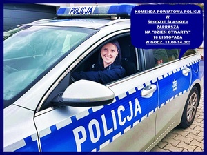 „DZIEŃ OTWARTY” W KOMENDZIE POWIATOWEJ POLICJI W ŚRODZIE ŚLĄSKIEJ - JUŻ W SOBOTĘ - 18 LISTOPADA 2023 ROKU! ZAPRASZAMY!