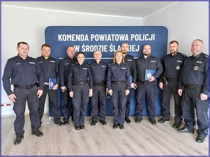 MIANOWANIA NA NOWE STANOWISKA SŁUŻBOWE W KOMENDZIE POWIATOWEJ POLICJI W ŚRODZIE ŚLĄSKIEJ