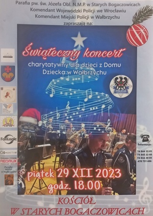 ZAPROSZENIE NA ŚWIĄTECZNY KONCERT ORKIESTRY