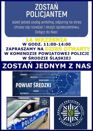 Dzień Otwarty w Komendzie Powiatowej Policji w Środzie Śląskiej✅