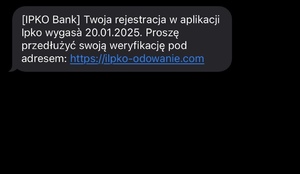 Uważaj na fałszywe wiadomości SMS