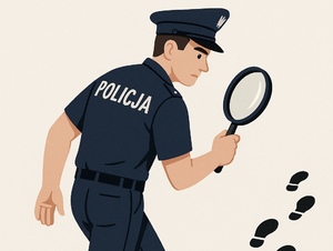 Po nitce do kłębka… sprawca uszkodzenia okna ustalony kilka godzin po zdarzeniu dzięki czujności grupy dochodzeniowo-śledczej oraz technika kryminalistyki