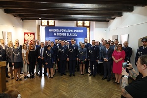106. obchody Święta Policji w Komendzie Powiatowej Policji w Środzie Śląskiej