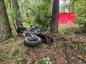 Śmiertelny wypadek motocyklisty – przypominamy o przepisach i apelujemy o ostrożność