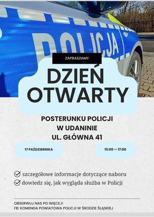 Dzień otwarty w Posterunku Policji w Udaninie już dziś!