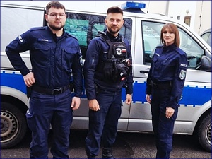 Sekundy, które zdecydowały o życiu. Policjanci ze Środy Śląskiej uratowali mężczyznę w ostatniej chwili