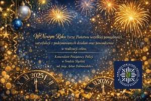 Życzenia Komendanta Powiatowego Policji w Środzie Śląskiej