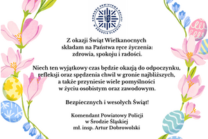Życzenia Komendanta Powiatowego Policji w Środzie Śląskiej