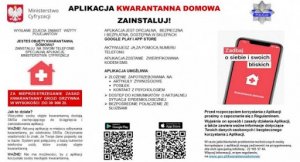 zdjęcie przedstawia ulotkę informacyjną z tekstem oraz elementami graficznymi