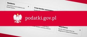 grafika przedstawia baner z godłem Polski oraz napisem podatki.gov.pl